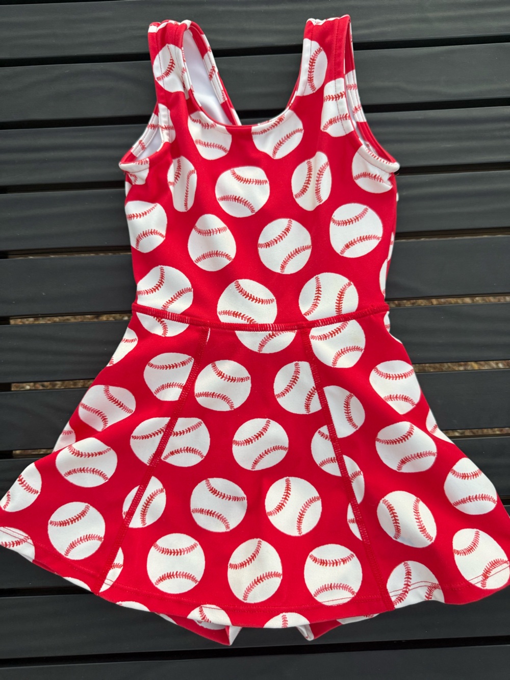 sweet honey baseball racer back athletic dress